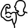 Fitness Muscle Arm Icon