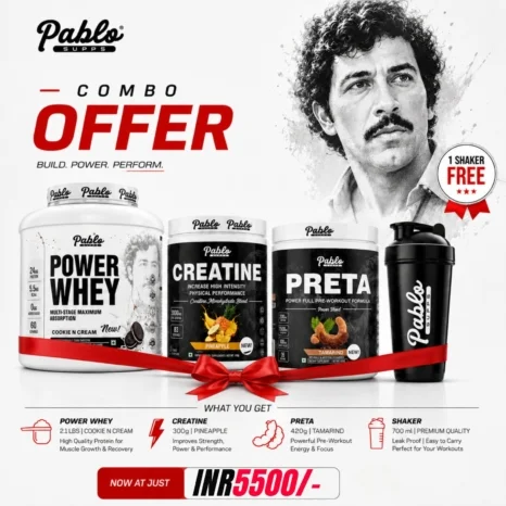 Whey + Pre + Creatine + Shaker