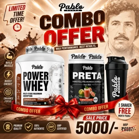 Whey + Pre-Workout + Shaker